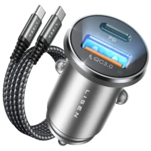 Car Phone Charger USB Grey